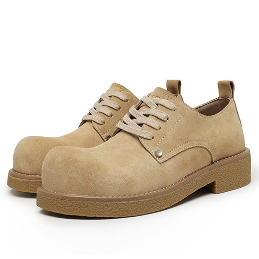 Botas Plataforma Estilo Británico con Altura Aumentada - Zapatos Derby Elegantes - Image 6