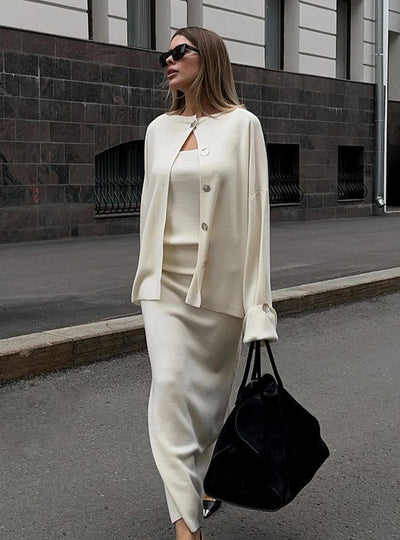 Cardigan Tejido para Mujer Otoño e Invierno - Image 18