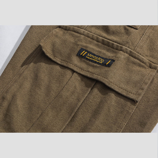 Pantalones Funcionales Overol Casual con Cordón Ajustable Primavera Otoño - Image 5