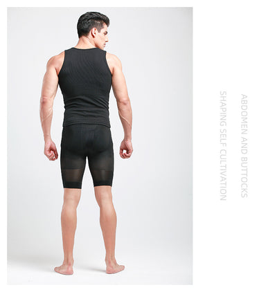 Pantalones Moldeadores de Cintura Alta para Hombre - Image 9