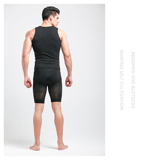 Pantalones Moldeadores de Cintura Alta para Hombre - Image 9