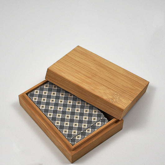 Caja de Bambú Natural Tiandi Cover - Diseño Original Sin Barniz - Image 3