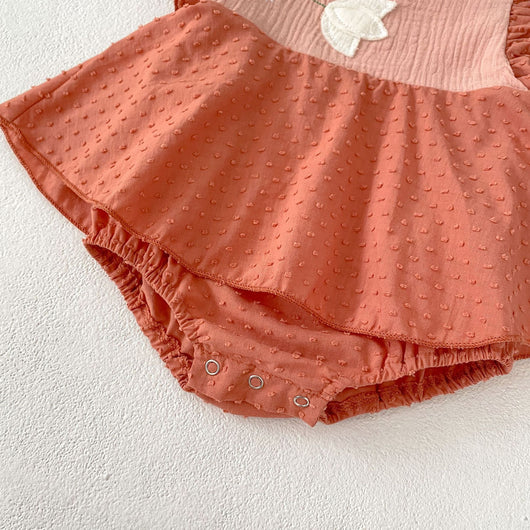 Vestido Princesa Niña Verano con Bordado Coreano - Enterizo Elegante - Image 15