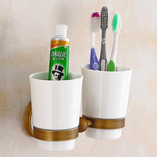 Juego de Toallero Estilo Europeo en Cobre Antiguo - Accesorios de Baño Completos - Image 35