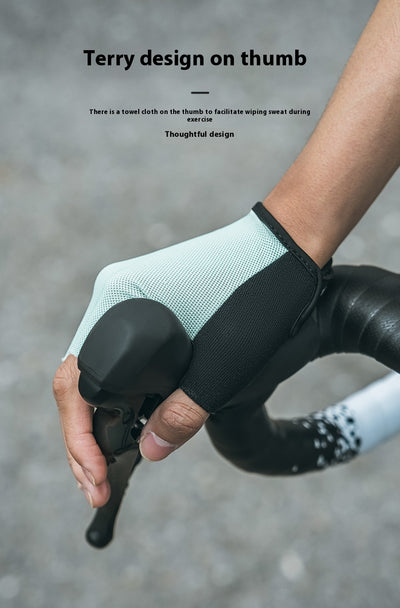 Guantes de Ciclismo Medio Dedo Antideslizantes y Transpirables Unisex - Image 17