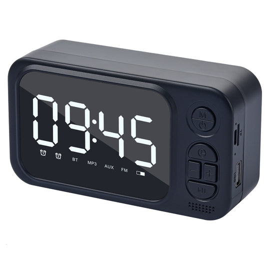 Reloj Despertador Parlante Bluetooth Portátil con Radio FM - Image 3