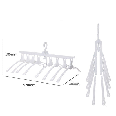 Organizador de Pantalones con Clips Retráctiles para Armario - Image 8