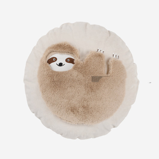 Funda de Almohada Infantil de Peluche - Diseño de Perezoso y Oveja - Image 12