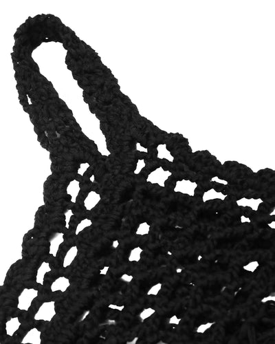 Blusa de Playa con Encaje Tejido y Flecos - Image 11
