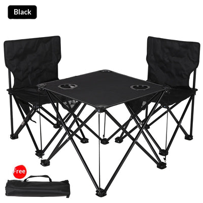 Juego de Mesa y Silla Plegable para Camping - Tela Impermeable Oxford - Image 7