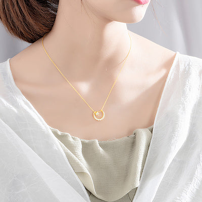 Collar de Plata Esterlina Estrella y Luna para Mujer - Image 11