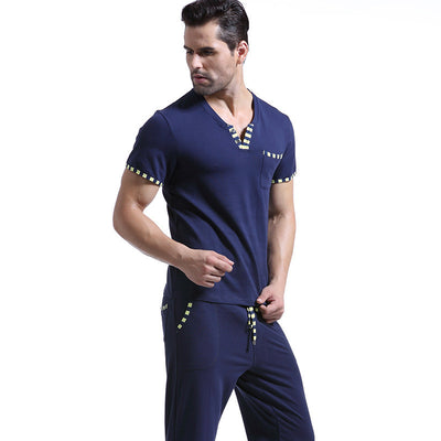 Pijama Deportivo de Algodón para Hombre - Conjunto Otoñal Cómodo - Image 11