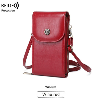 Funda Retro de Cuero Encerado con Protección Antimagnética - Image 6