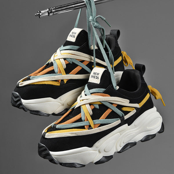 Zapatos Casuales de Plataforma Elevada - Estilo Versátil y Cómodo