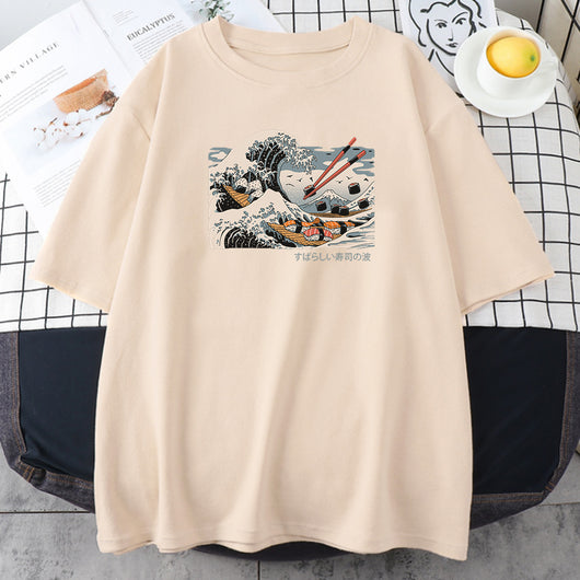 Playera Unisex con Estampado de Sushi del Mar - Image 10