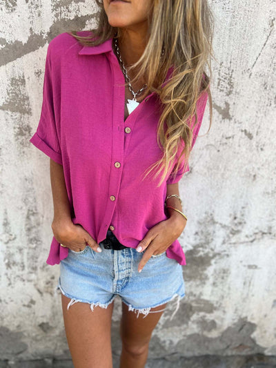 Blusa Casual de Cuello Vuelto para Mujer - Image 31