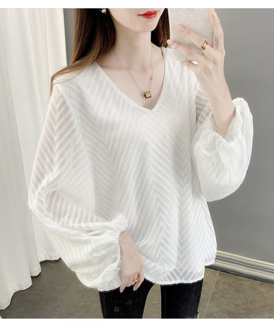 Blusa Chifón Premium Efecto Reductor y Cobertura Abdominal - Image 28