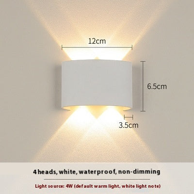 Lámpara LED Exterior Doble Cabezal Ultra Brillante Impermeable - Image 8