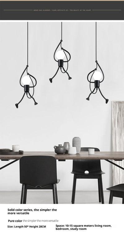 Lámpara de Araña Decorativa de Hierro para Restaurantes y Cafés - Image 14