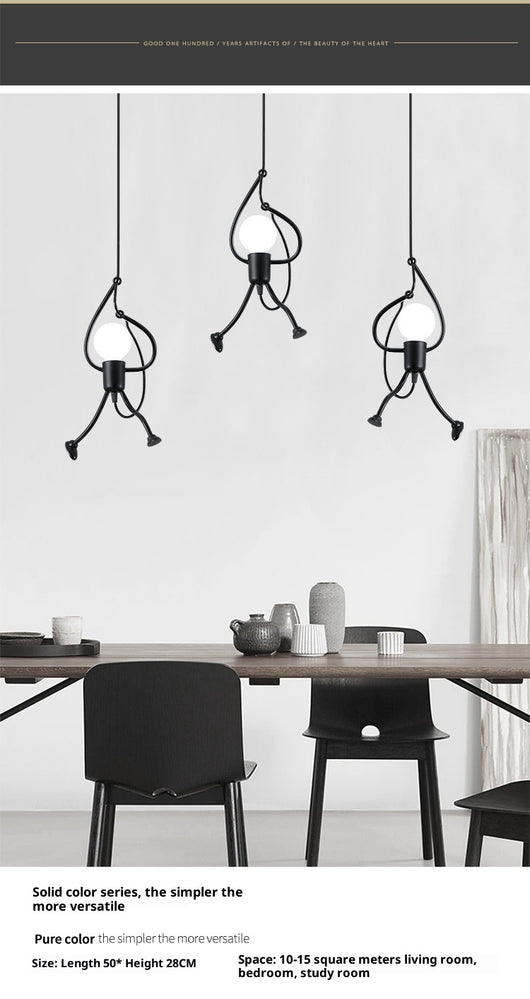 Lámpara de Araña Decorativa de Hierro para Restaurantes y Cafés - Image 14