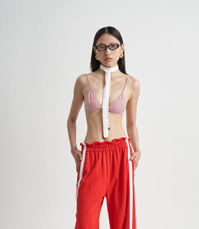 Pantalón de Chándal Cintura Alta Elástica con Puños Acanalados para Mujer - Image 15