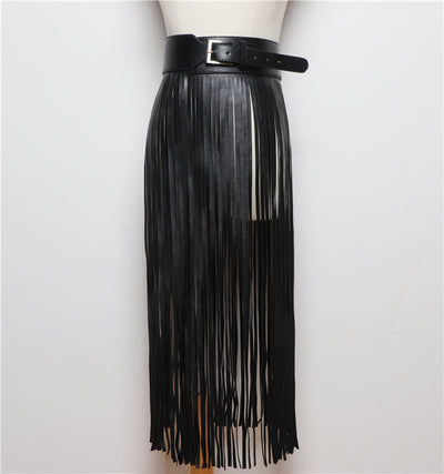 Cinturón de Cuero Negro Versátil - Ancho Ajustable - Image 9