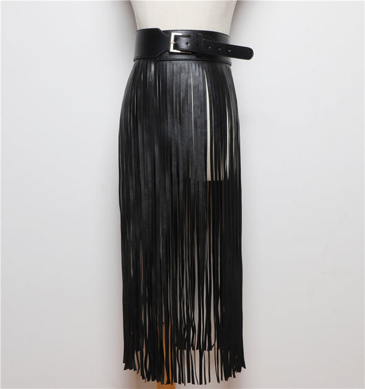 Cinturón de Cuero Negro Versátil - Ancho Ajustable - Image 9