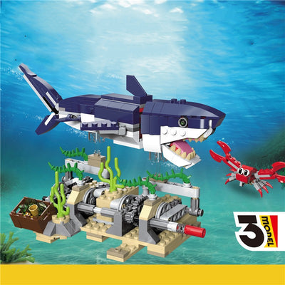 Bloques de Construcción Serie Transformable - Juguetes Criaturas Submarinas