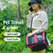 Bolsa Transportadora Plegable para Gatos y Perros con Base Estable