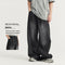 Calça Jeans Reta de Cintura Alta Masculina - Corte Amplo Lavada