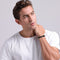 Pulsera Magnética de Acero Titanio para Hombre - Diseño Médico Negro