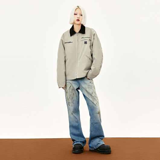 Chaqueta Acolchada Retro Americana con Cuello Solapa - Abrigo Cálido de Invierno - Image 4