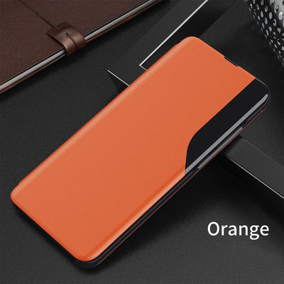 Funda Magnética con Soporte Lateral para Teléfono - Protección Premium en Cuero