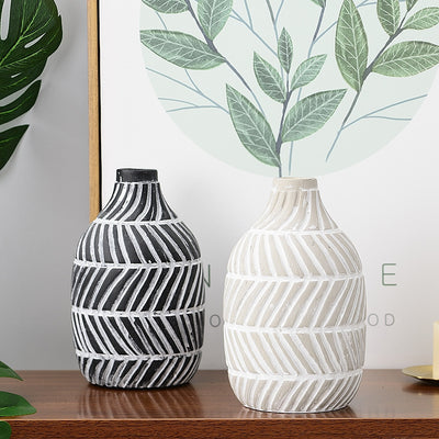 Jarrón Cerámico Decorativo Artesanal para Flores y Arreglos Hidropónicos - Image 12