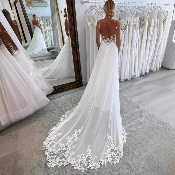 Vestido de Novia Sirena con Encaje y Satén Premium