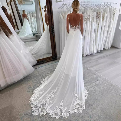 Vestido de Novia Sirena con Encaje y Satén Premium - Image 2