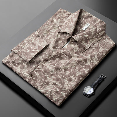 Camisa Hawaiana Casual de Manga Larga Ligera para Hombre - Image 3