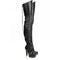 Botas Altas Plataforma con Cierre Trasero - Estilo Nocturno Sexy