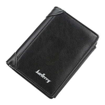 Billetera Corta Hombre Diseño Coreano Vertical Multibolsillos Compacta - Image 6