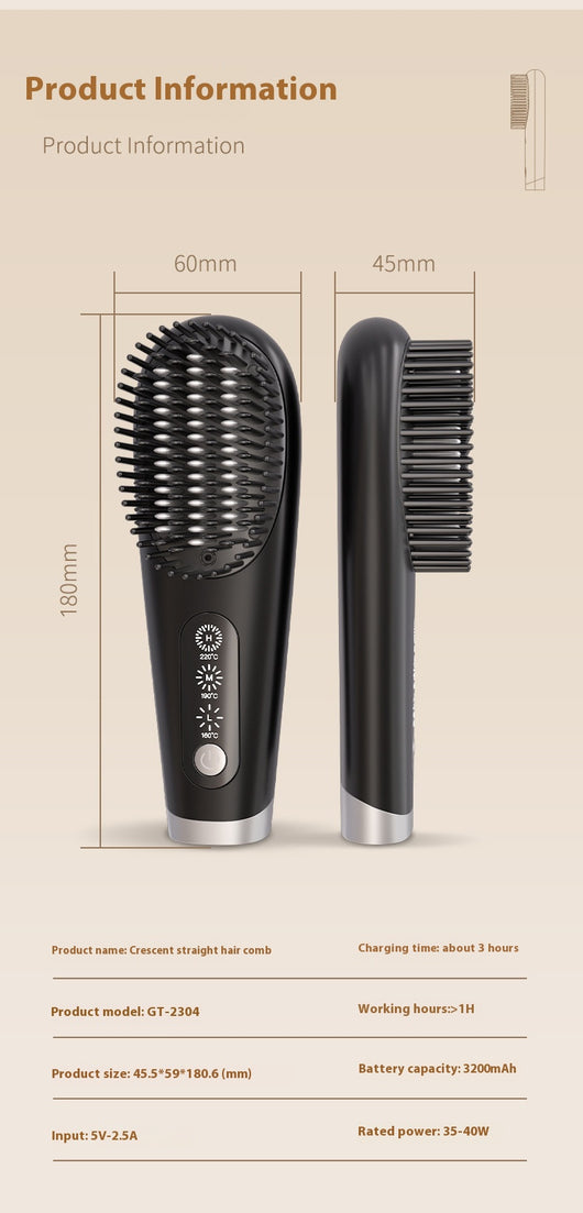 Plancha de Cabello Inalámbrica con Iones - Portátil y sin Daño - Image 8