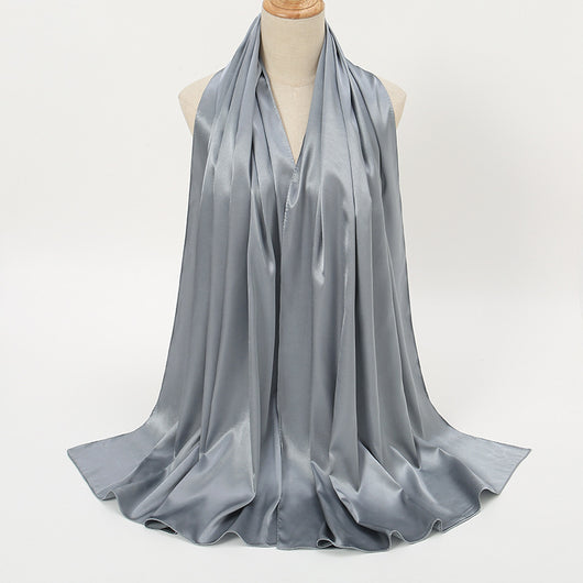 Pañuelo de Satén Monocromático Perla - Elegancia Pura - Image 18