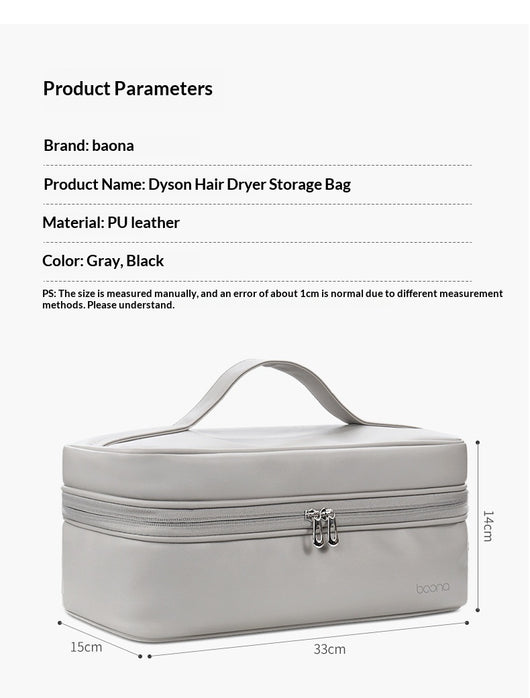 Bolsa Organizadora de Cuero PU para Secador de Cabello - Image 7