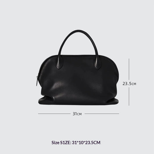 Bolso Minimalista de Cuero Genuino Estilo Old Money para Mujer - Image 13