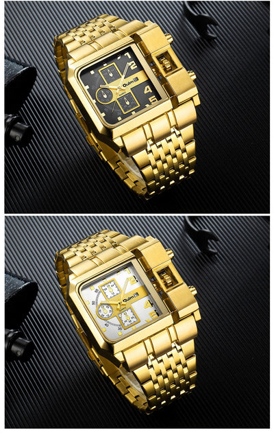 Reloj de Hombre Acero Inoxidable con Calendario y Movimiento de Cuarzo - Image 9