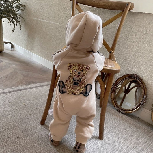 Pijama Enterizo Polar Forrado para Bebés - Otoño Invierno - Image 11