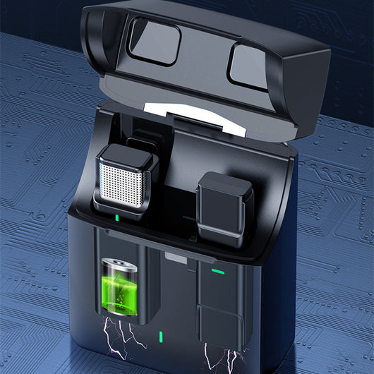 Micrófono Inalámbrico Dual con Cancelación de Ruido y Radio Integrada - Image 13