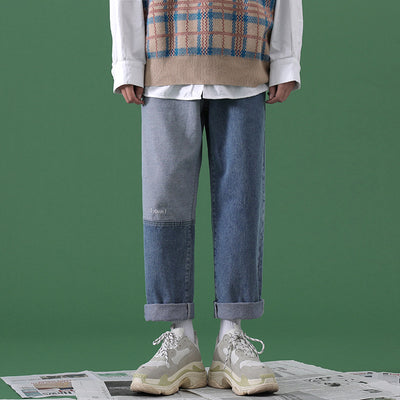 Jeans Rectos Oversize para Hombre - Corte Boyfriend Primavera Otoño