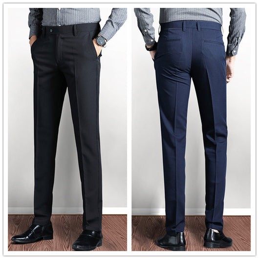 Pantalones Slim Rectos con Estiramiento Cuádruple - Image 25