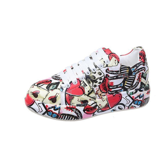 Tenis Plataforma Casual para Mujer con Diseño Pintado - Image 7