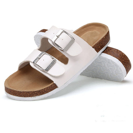 Sandalias Casuales con Hebillas de Corcho - Comodidad y Estilo - Image 12